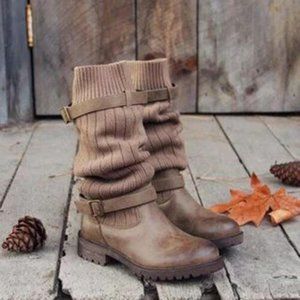 Buckle Chunky Boots